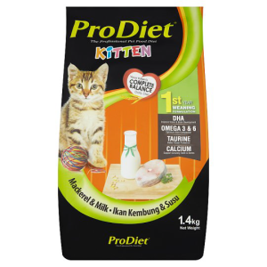 PRODIET KITTEN MILKY MACKEREL 1.3KG