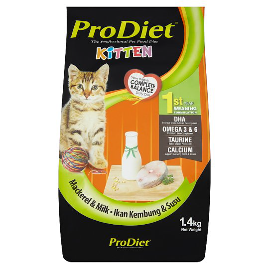 PRODIET KITTEN MILKY MACKEREL 1.3KG