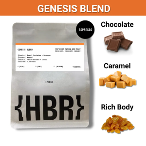 Genesis Blend Espresso Coffee Bean | Medium-Dark Roast 100% Arabica Whole Bean