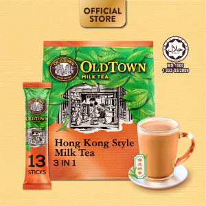 OLDTOWN Instant 3in1 Premix Milk Tea, 13 Sticks Hong kong milk tea
