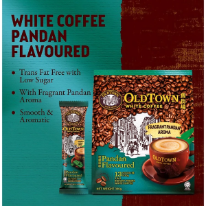 OLDTOWN Instant Premix White Coffee Pandan