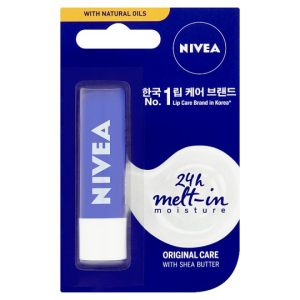 NIVEA LIP BALM ORIGINAL CARE CARING 4.8G